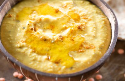 Houmous de lentilles au curry
