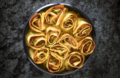 5. Rosace de lasagnes au jambon et au vacherin fribourgeois